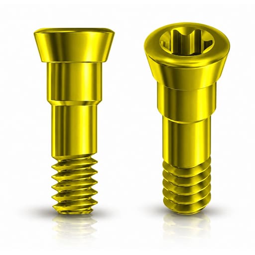 Dentaltech Implant Cover Screw - Straumann NC Implant Compatible (Pack of 10)