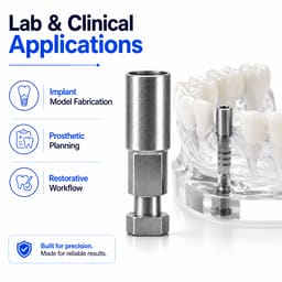 Dentaltech Implant Lab Analog - Adin | Noris | MIS | AB Dental Compatible (Pack of 10) - 5