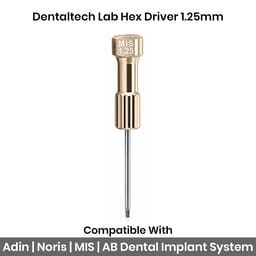 Dentaltech Lab Hex Driver 1.25mm - Adin | Noris | MIS | AB Dental Implant Compatible - 2