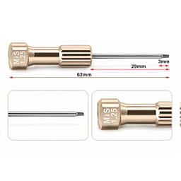 Dentaltech Lab Hex Driver 1.25mm - Adin | Noris | MIS | AB Dental Implant Compatible - 3