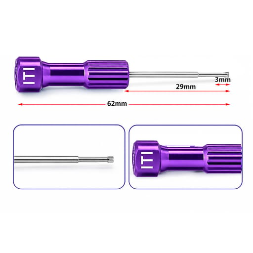 Dentaltech Lab Hex Driver T6 - Straumann Implant Compatible