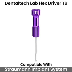 Dentaltech Lab Hex Driver T6 - Straumann Implant Compatible - 2