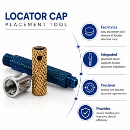Dentaltech Locator Core Tool - Osstem Implant Compatible - 5