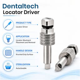 Dentaltech Locator Driver - Dentium Superline Implant Compatible - 5