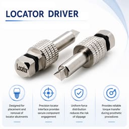 Dentaltech Locator Driver - Dentium Superline Implant Compatible - 6