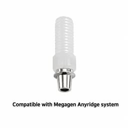 Dentaltech Megagen Anyridge Compatible Non-Hex CCM Castable Abutment - 2