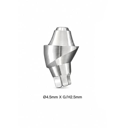 Dentaltech Multi Unit 17° Angular Abutment ?4.5mm X G/H2.5mm - Nobel Biocare NP Implant Compatible