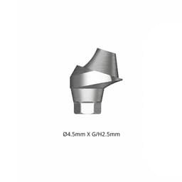 Dentaltech Multi Unit 17° Angular Abutment ?4.5mm X G/H2.5mm - Nobel Biocare NP Implant Compatible