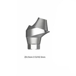 Dentaltech Multi Unit 17° Angular Abutment ?4.5mm X G/H2.5mm - Nobel Biocare RP Implant Compatible