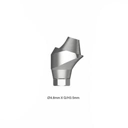 Dentaltech Multi Unit 17° Angular Abutment ?4.8mm X G/H3.5mm - Nobel Biocare RP Implant Compatible
