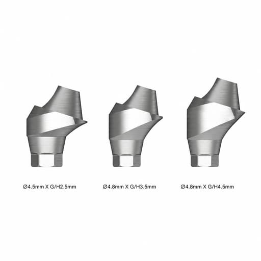 Dentaltech Multi Unit 17° Angular Abutments - Nobel Biocare RP Implant Compatible