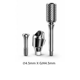 Dentaltech Multi Unit 30° Angular Abutment ?4.5mm X G/H4.5mm - Nobel Biocare NP Implant Compatible