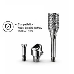 Dentaltech Multi Unit 30° Angular Abutments  - Nobel Biocare NP Implant Compatible - 5