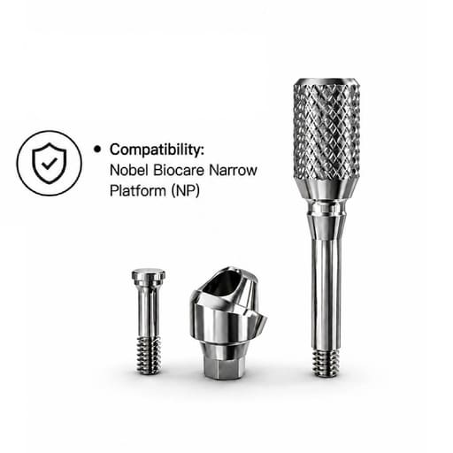 Dentaltech Multi Unit 30° Angular Abutments - Nobel Biocare NP Implant Compatible