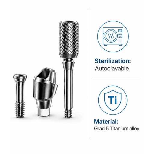 Dentaltech Multi Unit 30° Angular Abutments - Nobel Biocare NP Implant Compatible