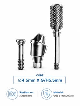 Dentaltech Multi Unit 30° Angular Abutments  - Nobel Biocare NP Implant Compatible - 4