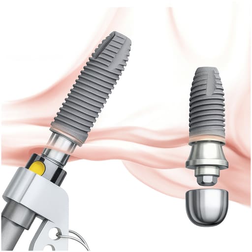 Dentaltech Multi Unit Healing Cap ?4.5mm - Dentium Superline Implant Compatible (Pack of 10)