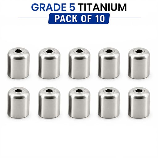 Dentaltech Multi Unit Healing Cap ?4.5mm - Dentium Superline Implant Compatible (Pack of 10)