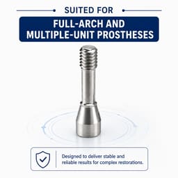 Dentaltech Multi Unit Screw - ICX Implant Compatible (Pack of 10) - 5