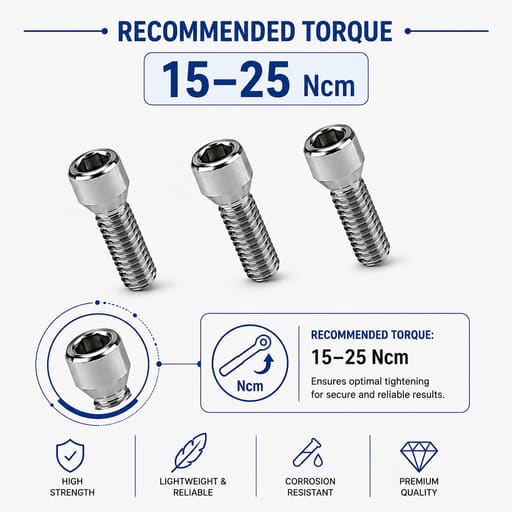 Dentaltech Multi Unit Screw - ICX Implant Compatible (Pack of 10)