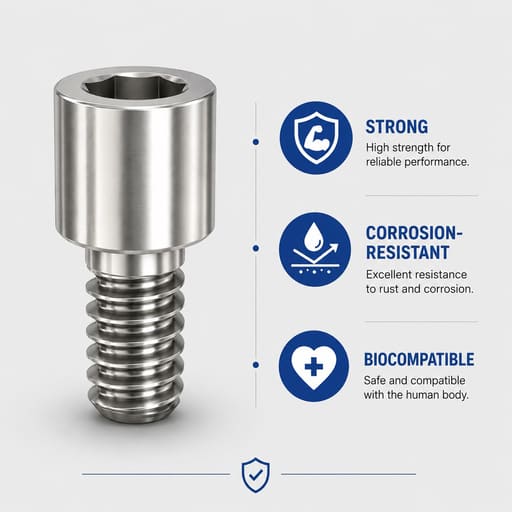 Dentaltech Multi Unit Screw - Nobel Implant Compatible (Pack of 10)