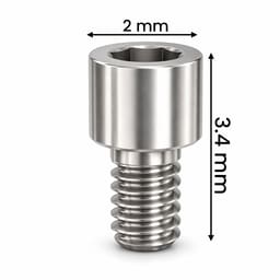 Dentaltech Multi Unit Screw - Nobel Implant Compatible (Pack of 10) - 5