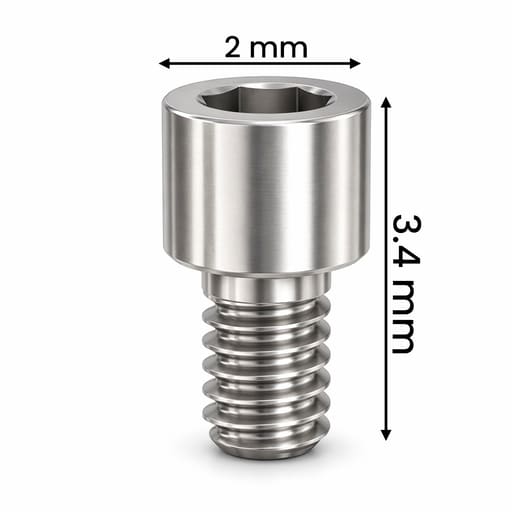 Dentaltech Multi Unit Screw - Nobel Implant Compatible (Pack of 10)