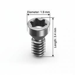 Dentaltech Multi Unit Screw - Straumann Implant Compatible (Pack of 10) - 2