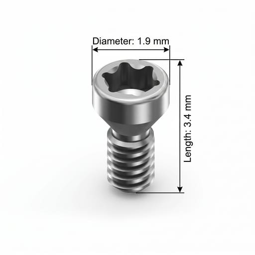 Dentaltech Multi Unit Screw - Straumann Implant Compatible (Pack of 10)