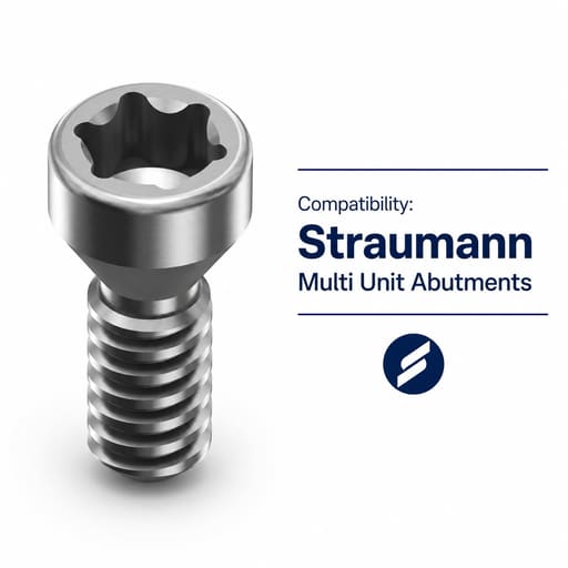 Dentaltech Multi Unit Screw - Straumann Implant Compatible (Pack of 10)