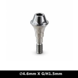 Dentaltech Multi Unit Straight Abutment ?4.6mm X G/H1.5mm - Straumann NC Implant Compatible