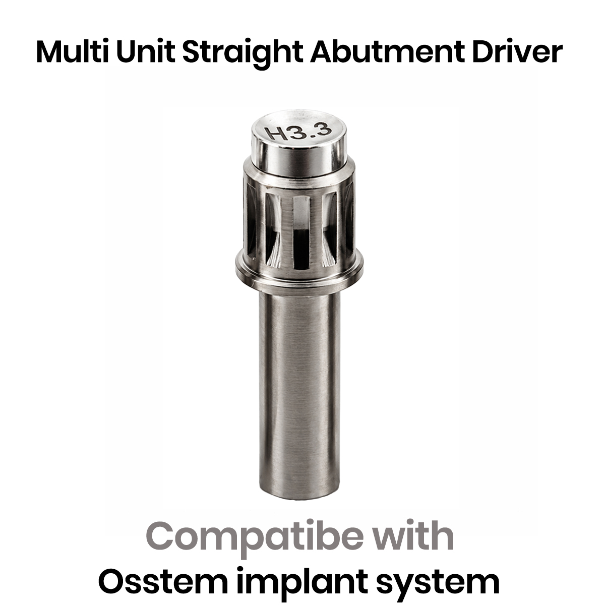 Dentaltech Korean Implant Compatible Multi Unit Straight Abutment Driver