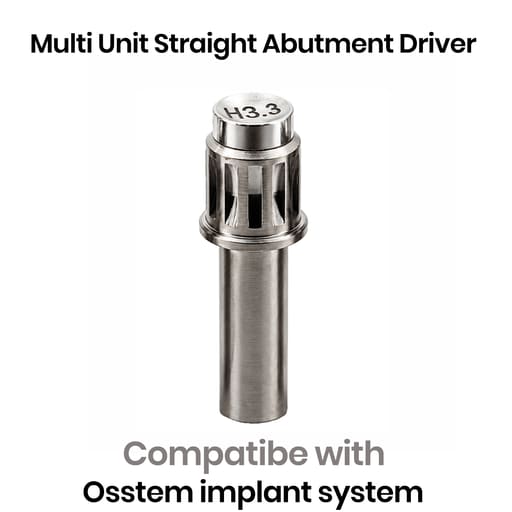 Dentaltech Multi Unit Straight Abutment Driver - Osstem Compatible