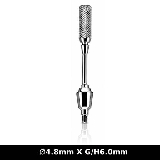 Dentaltech Multi Unit Straight Abutment RS ?4.8mm X G/H6.0mm - Adin | Noris | MIS | AB Dental Implant Compatible (RS3731)