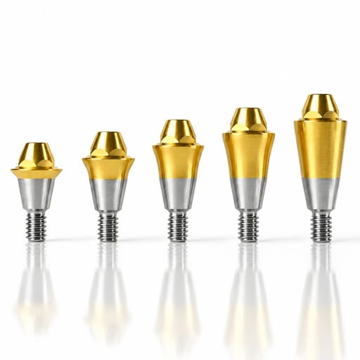 Dentaltech Multi Unit Straight Abutments - Dentium Superline Implant Compatible