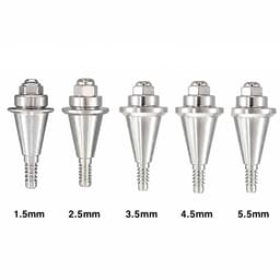 Dentaltech Multi Unit Straight Abutments - Nobel Biocare NP Implant Compatible