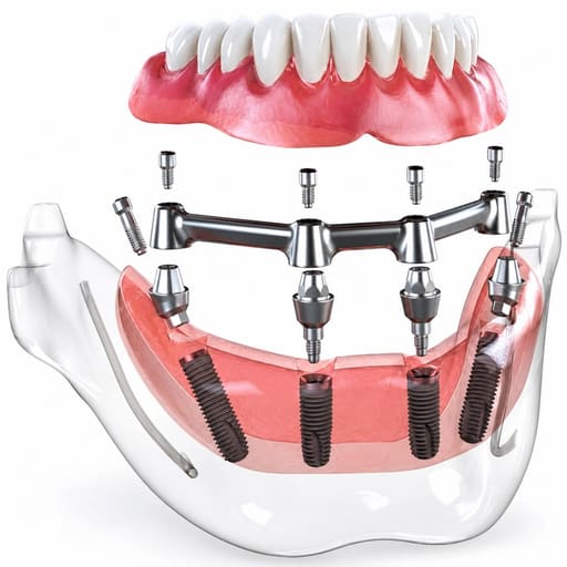 Dentaltech Multi Unit Straight Abutments - Nobel Biocare RP Implant Compatible