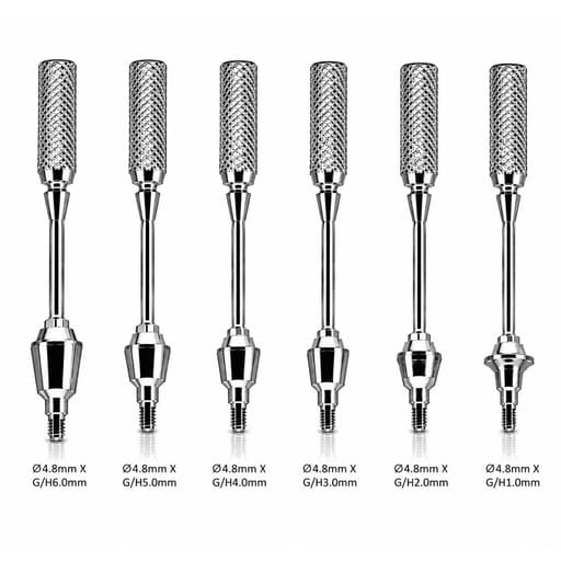 Dentaltech Multi Unit Straight Abutments RS - Adin | Noris | MIS | AB Dental Compatible