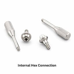 Dentaltech Multi Unit Straight Abutments RS - Adin | Noris | MIS | AB Dental Compatible - 4