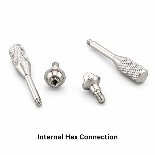 Dentaltech Multi Unit Straight Abutments RS - Adin | Noris | MIS | AB Dental Compatible