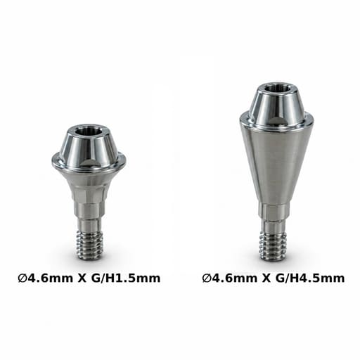 Dentaltech Multi Unit Straight Abutments - Straumann NC Implant Compatible
