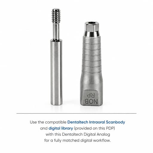 Dentaltech Nobel Biocare RP Compatible Scan Body