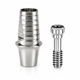 Dentaltech Nobel Compatible Ti Base - RP - Non Hex - 1
