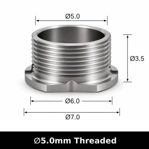 Dentaltech OneGuide Metal Sleeve - Osstem Implant Compatible (Pack of 10)