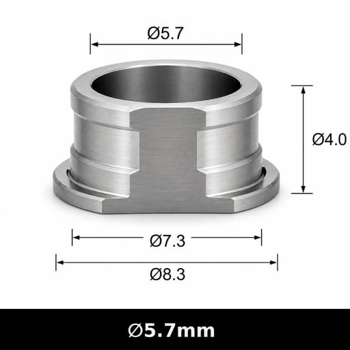 Dentaltech OneGuide Metal Sleeve - Osstem Implant Compatible (Pack of 10)