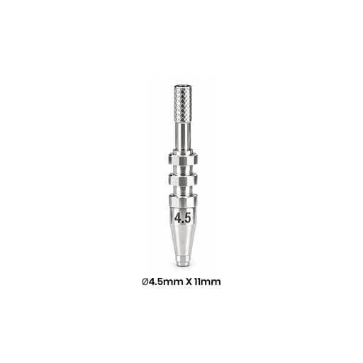 Dentaltech Open Tray Impression Coping ∅4.5mm X 11mm - Dentium Superline / Dio/ Megagen / Dentis/ CoWellMedi Implant Compatible
