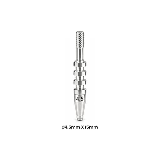 Dentaltech Open Tray Impression Coping ∅4.5mm X 15mm - Dentium Superline / Dio/ Megagen / Dentis/ CoWellMedi Implant Compatible