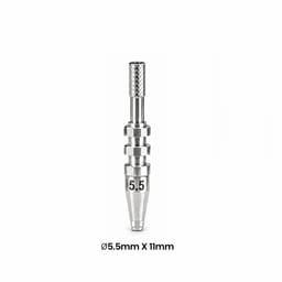 Dentaltech Open Tray Impression Coping ?5.5mm X 11mm - Dentium Superline / Dio/ Megagen / Dentis/ CoWellMedi Implant Compatible