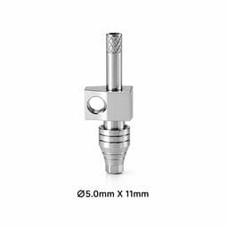 Dentaltech Open Tray Impression Coping Regular ?5.0mm X 11mm - Osstem | Dentium | DIO | Cowellmedi | Neobiotech | Dentis Implant Compatible