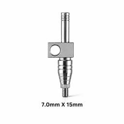 Dentaltech Open Tray Impression Coping Regular ?7.0mm X 15mm - Osstem | Dentium | DIO | Cowellmedi | Neobiotech | Dentis Implant Compatible